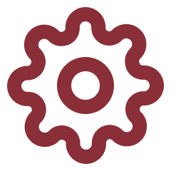 Icon of a gear