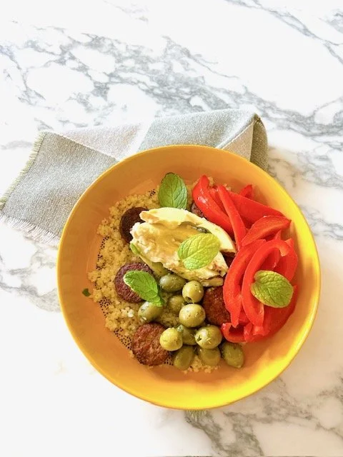 Wholegrain Rice Bowl with Falafel
