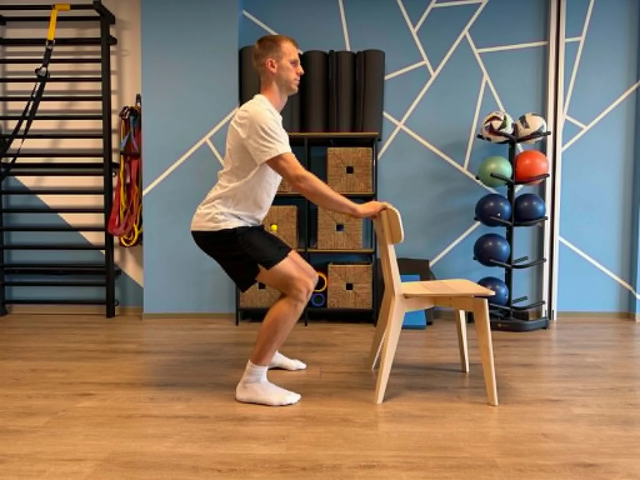 S4: Squat with support