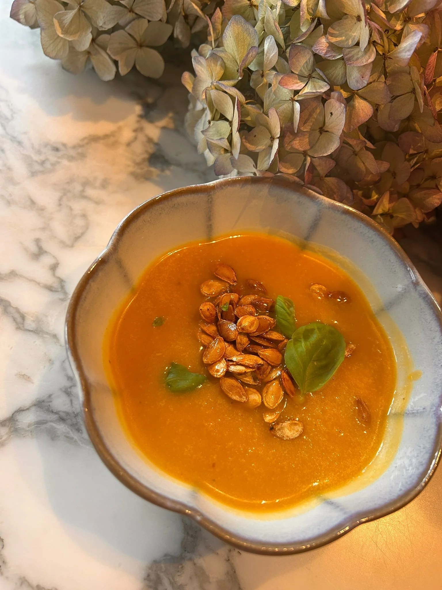Pumpkin &amp; Tomato Soup