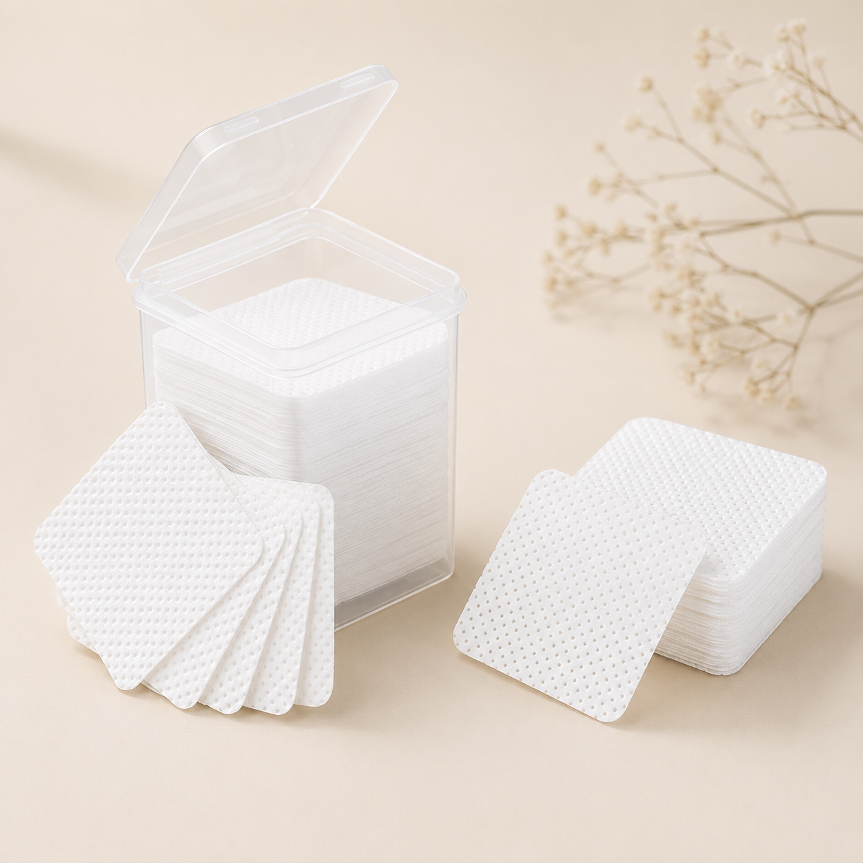 Lint-Free Nail Wipes – 2" x 2" (400 Count)
