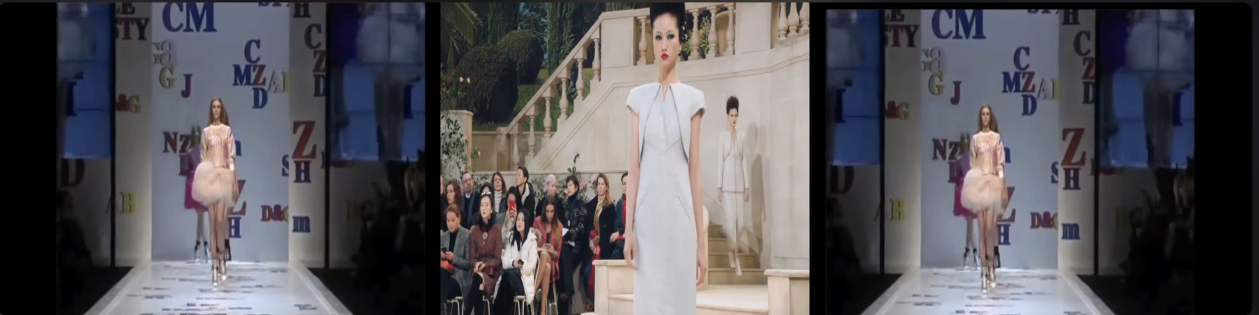 Milan Fashion Video Wide Screen - Montage