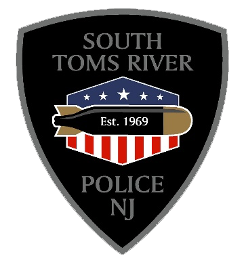 South Toms River Police NJ badge with stars, American flag motif, and established year 1969