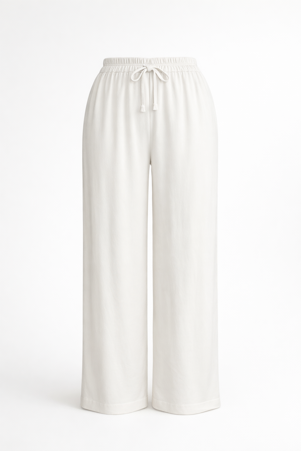 Pantalon Blanc en Viscose