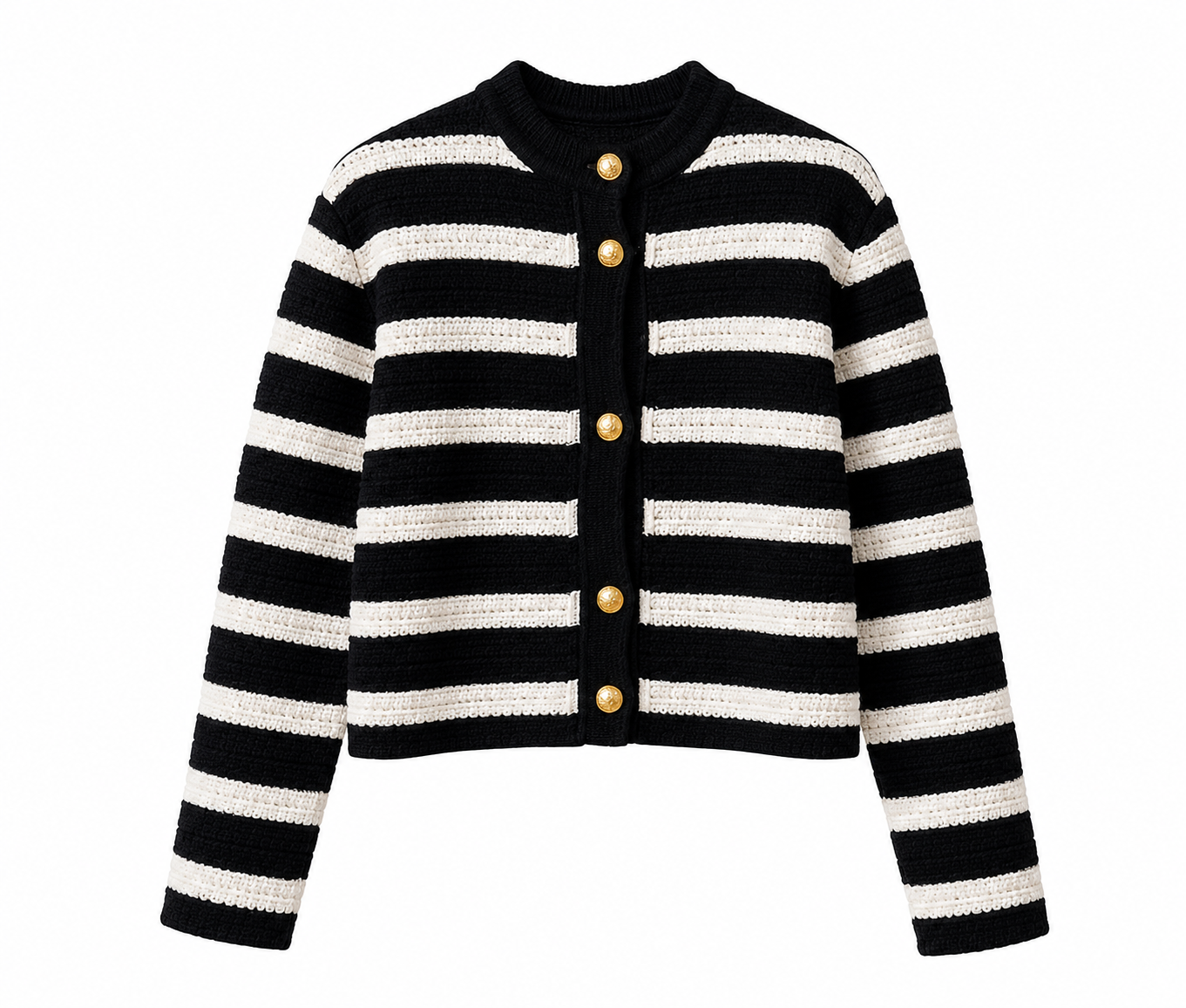 Gilet Marinière en Maille