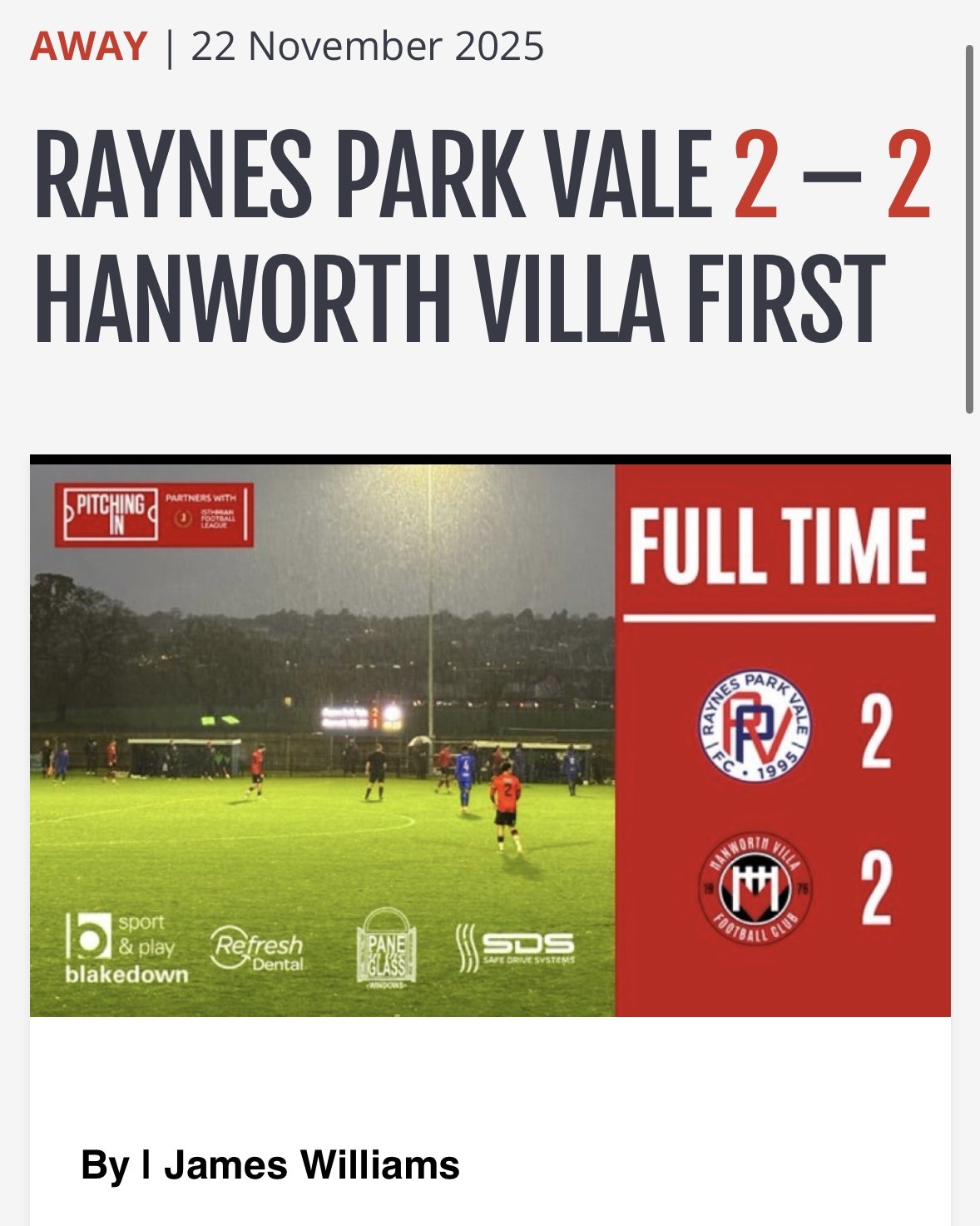 Match Reports