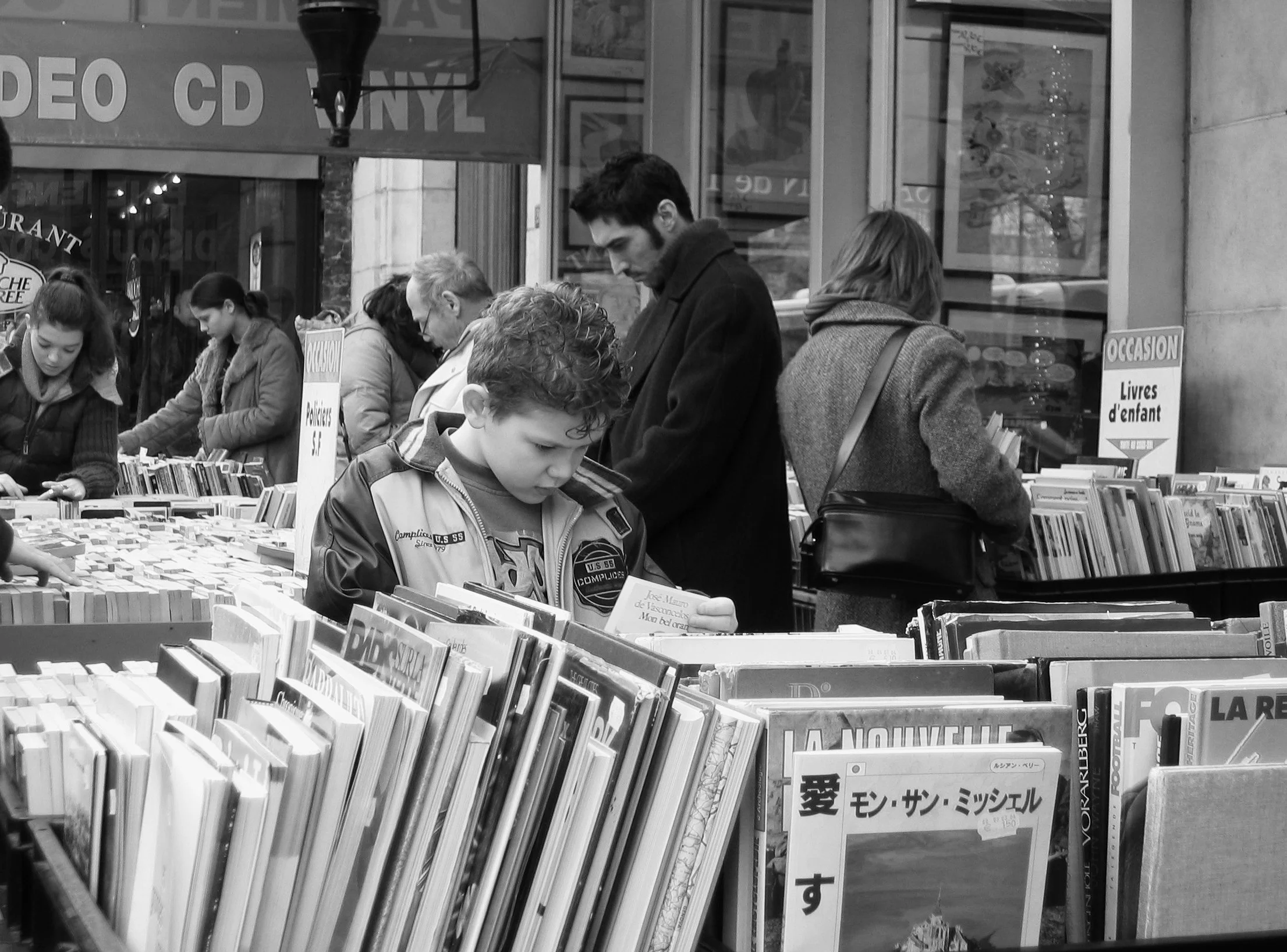 Paris, Quartier Latin, Le Boulinier (second hand bookshop)