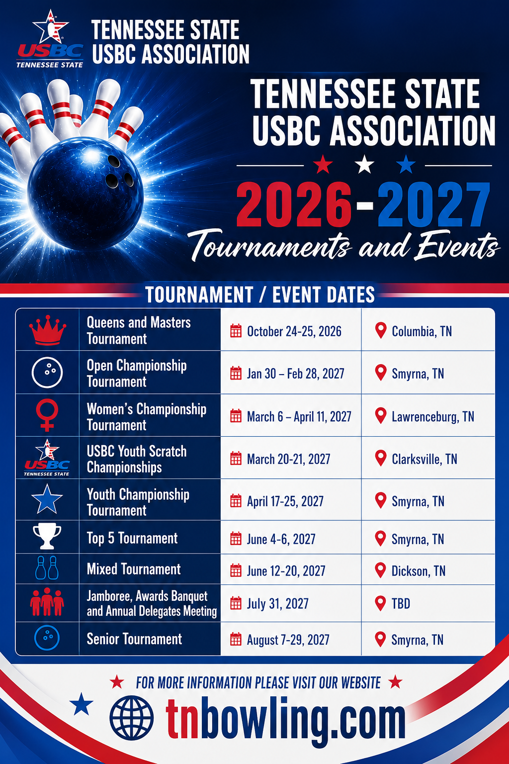 TN State Tournament Schedule