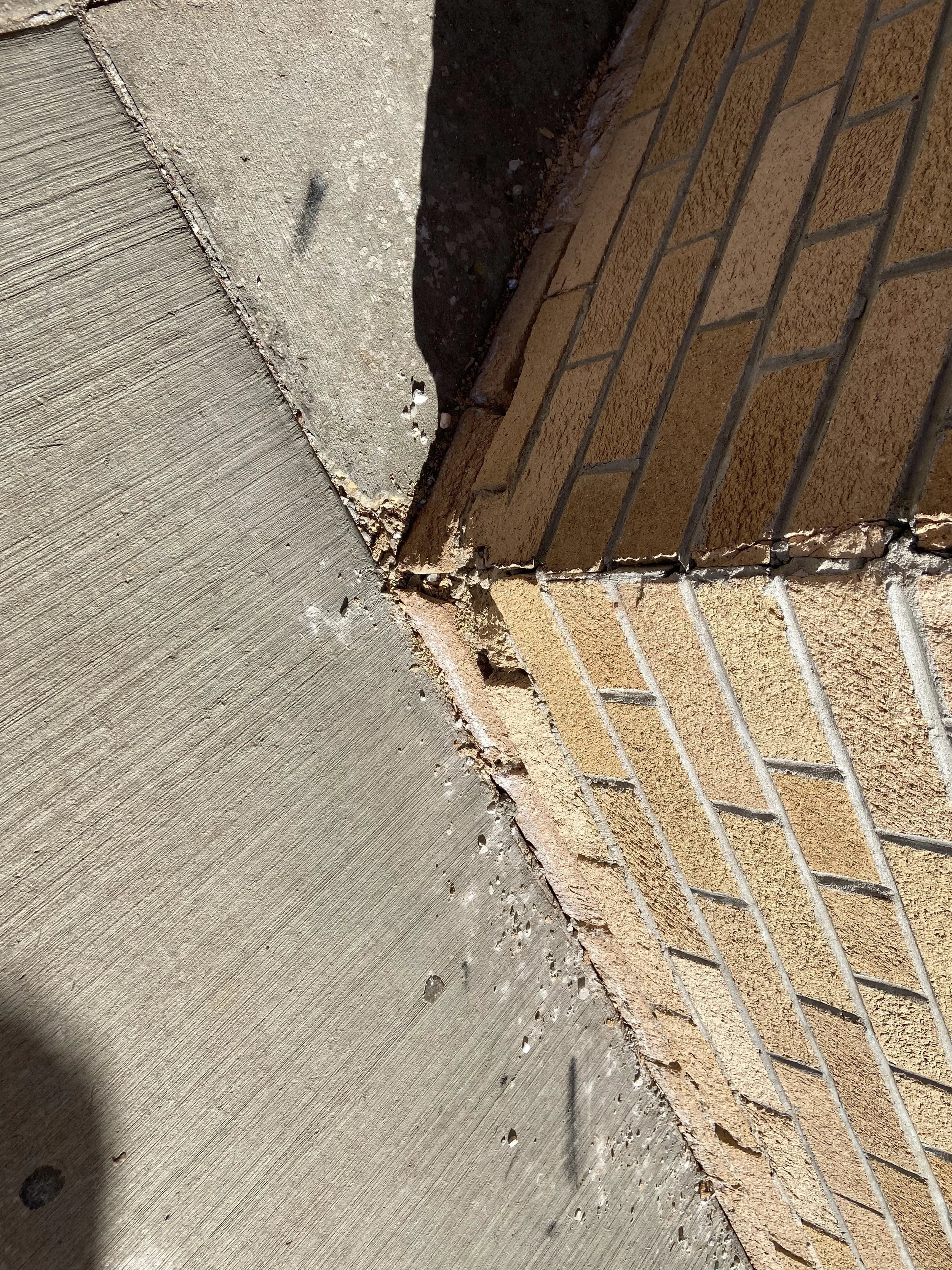 Exterior Masonry Crumbling