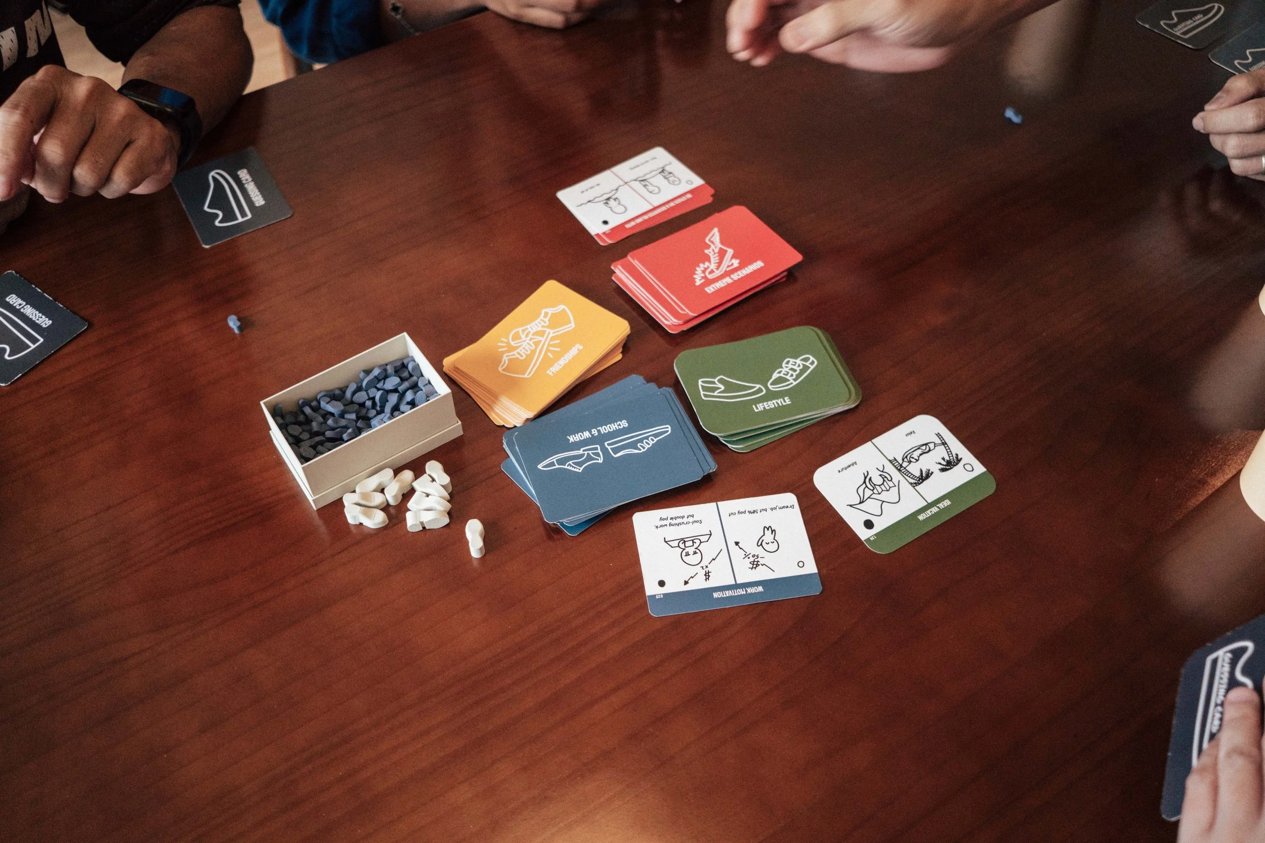 In Your Shoes (Card Deck + Points System)