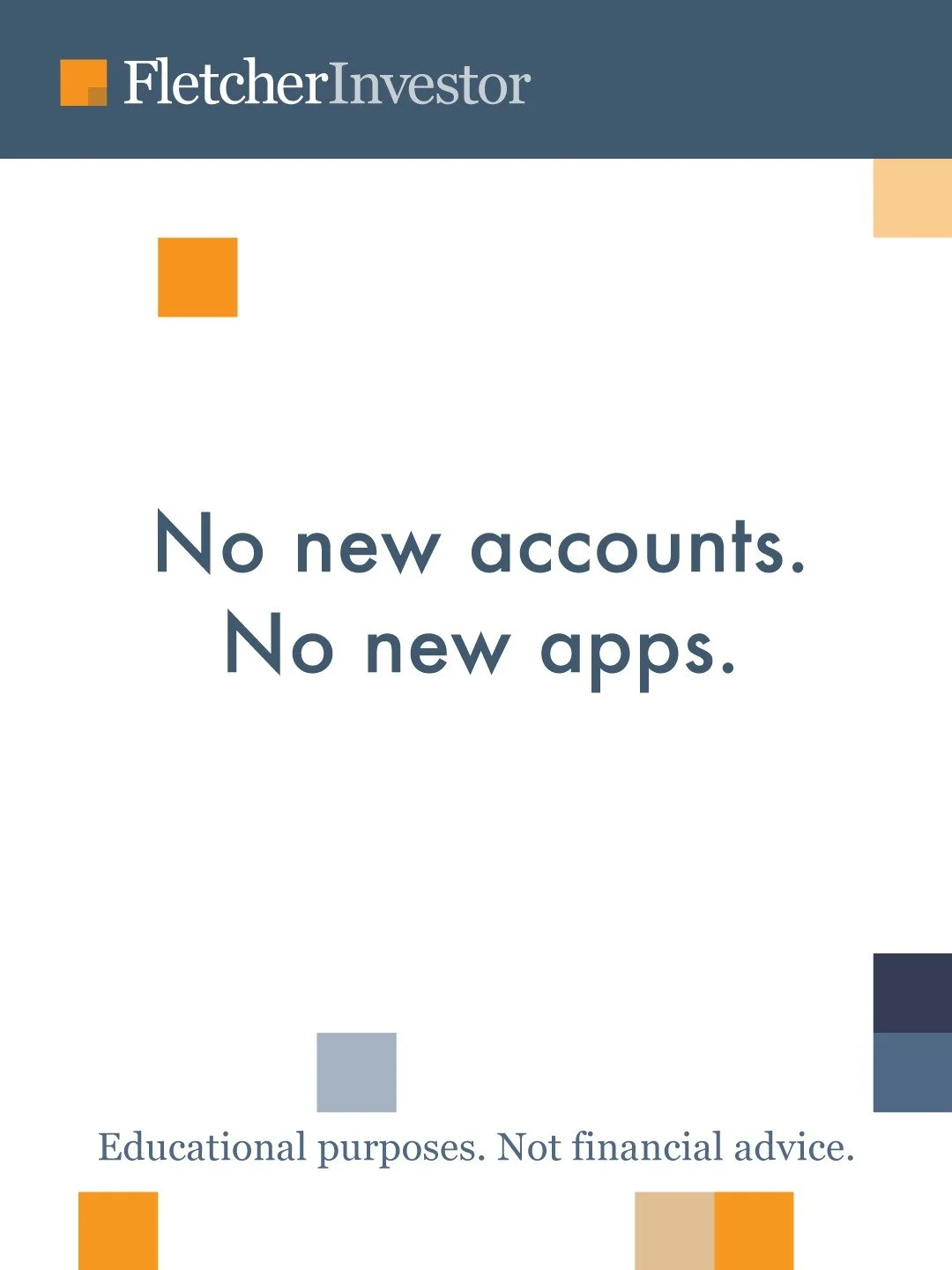 That's right. No new accounts or new apps required. 

Fletcher works in whatever brokerage you already use. Fidelity. Robinhood. Schwab. Whatever.

You get the signal. You place the trade.

Done.

It's that simple. To learn more visit link in bio. ww