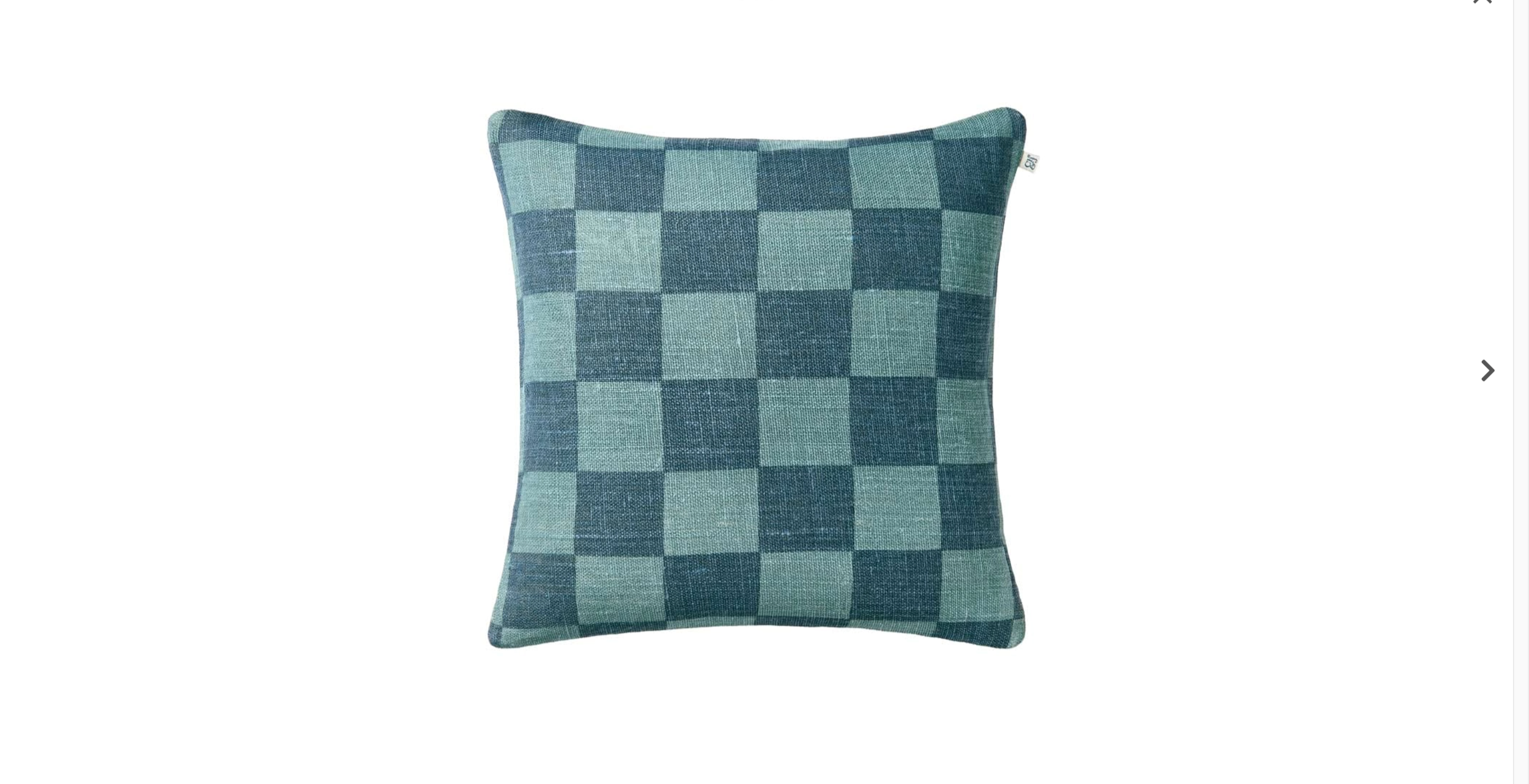 Buffalo Check Linen Cushion Cover