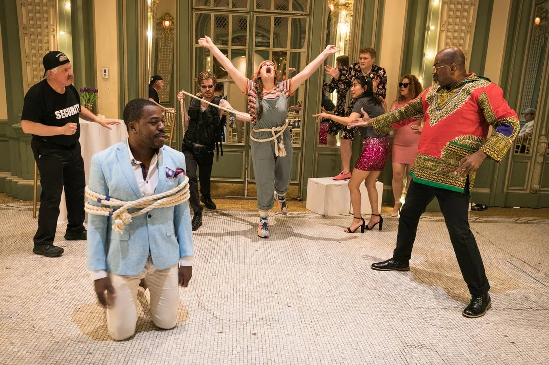The Comedy of Errors by William Shakespeare, directed by Scott Ebersold,  Boomerang Theatre Company at The Ladies' Tea Room, Prince George Hotel · 2021