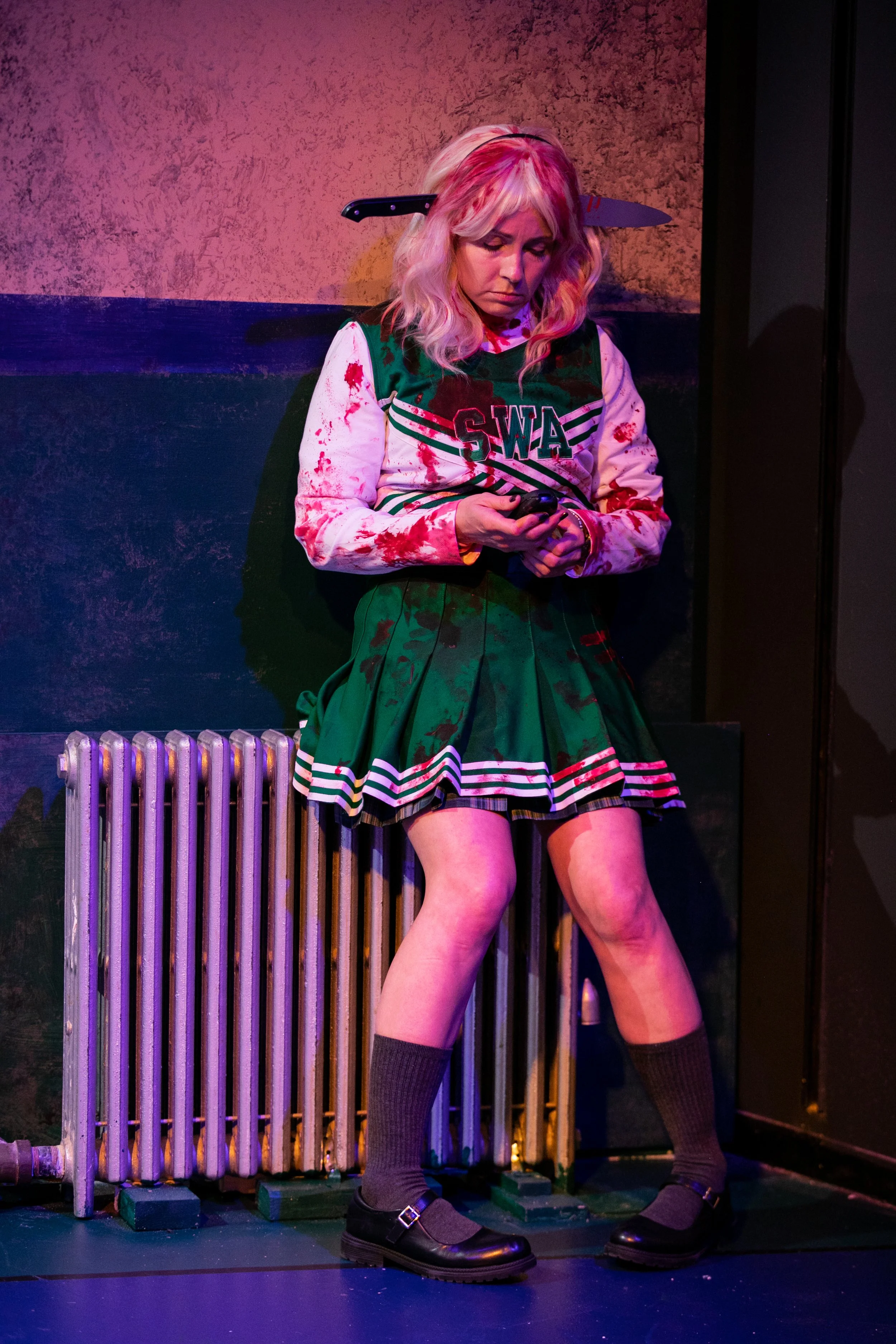 Leah Nicole Raymond  in Mercutio Loves Romeo Love Juliet Loves by Gina Femia, directed by Scott Ebersold, Boomerang Theatre Company, Gural Theatre of ART/NY 2024