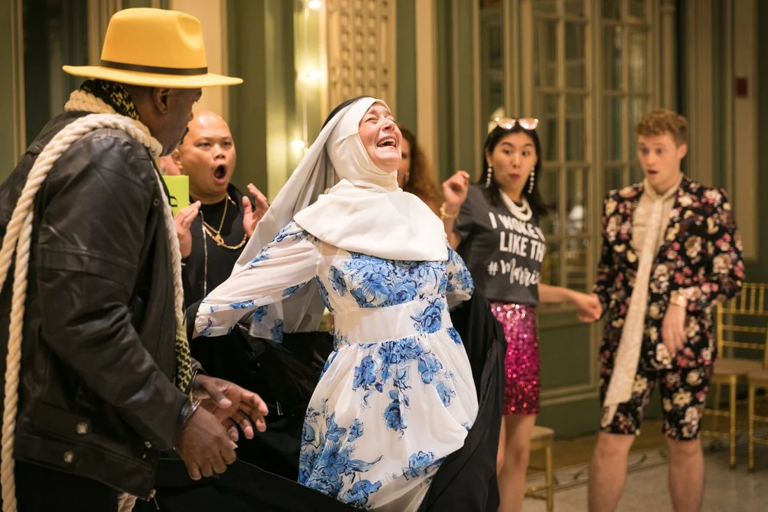 The Comedy of Errors by William Shakespeare, directed by Scott Ebersold,  Boomerang Theatre Company at The Ladies' Tea Room, Prince George Hotel · 2021