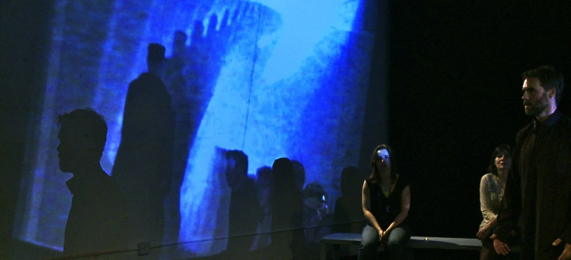 Murray Bartlett in The Calmative, based on the short story by Samuel Beckett and the writings of Nancy Cunard, Adapted by Scott Ebersold and Ensemble, directed by Scott Ebersold,  Columbia University, Nash Studios, 2012