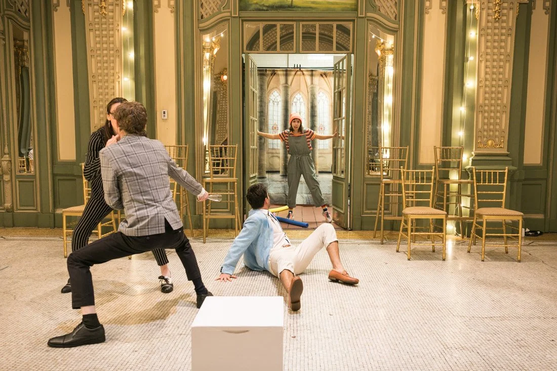 The Comedy of Errors by William Shakespeare, directed by Scott Ebersold,  Boomerang Theatre Company at The Ladies' Tea Room, Prince George Hotel · 2021