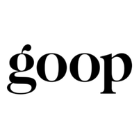 The logo for 'goop' written in black lowercase letters with a minimalistic font.