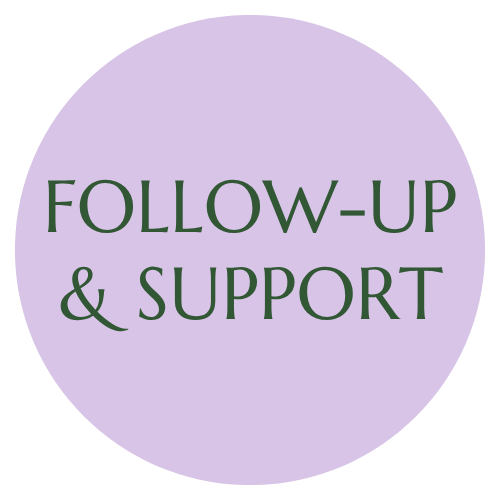 follow-up and support