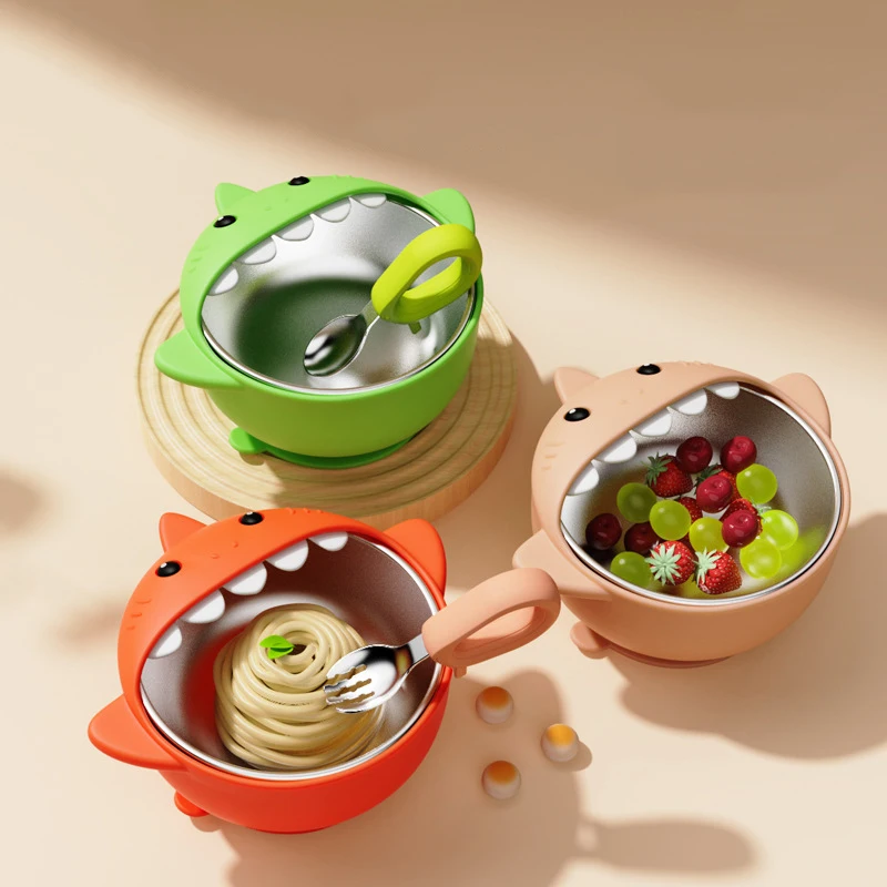 Baby Feeding Bowl - Mini Sharks