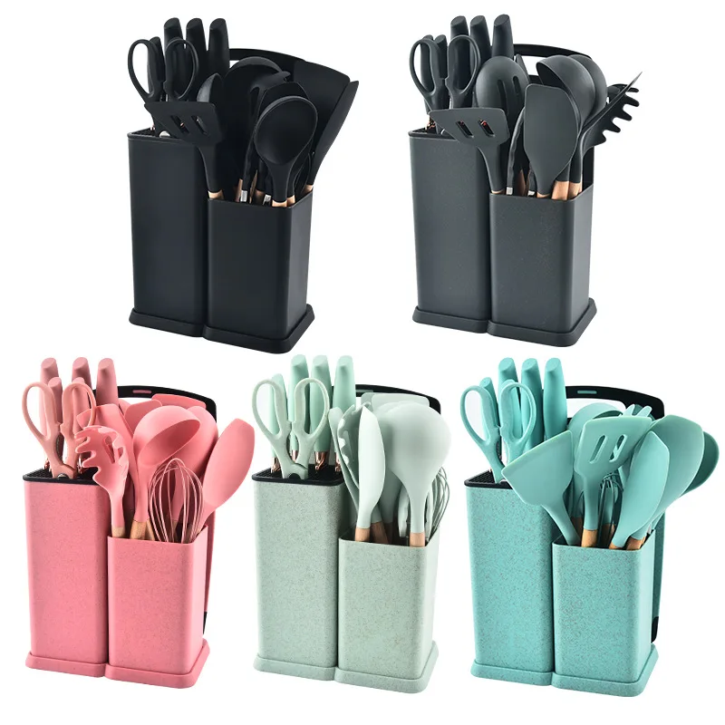 Silicone Kitchen Utensils 12 Piece Set
