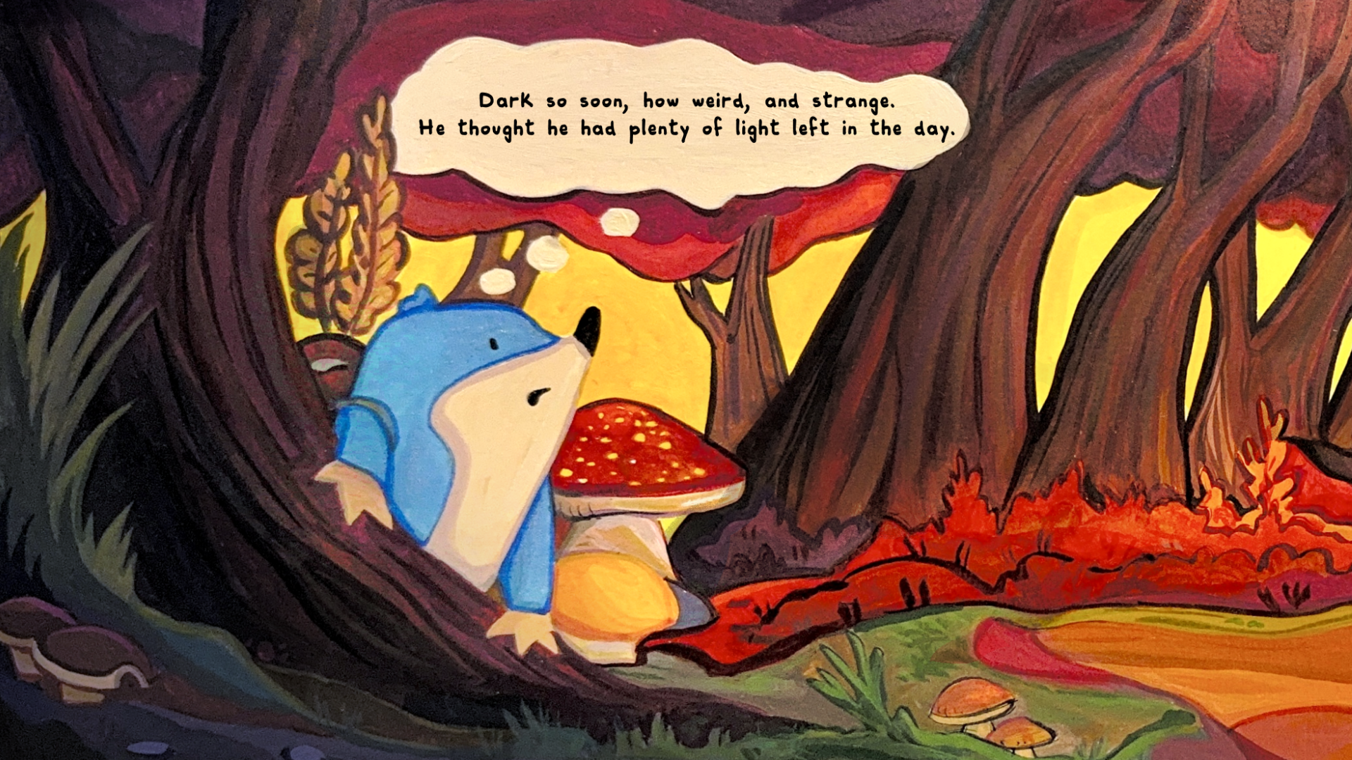 Mole Autumn Adventure