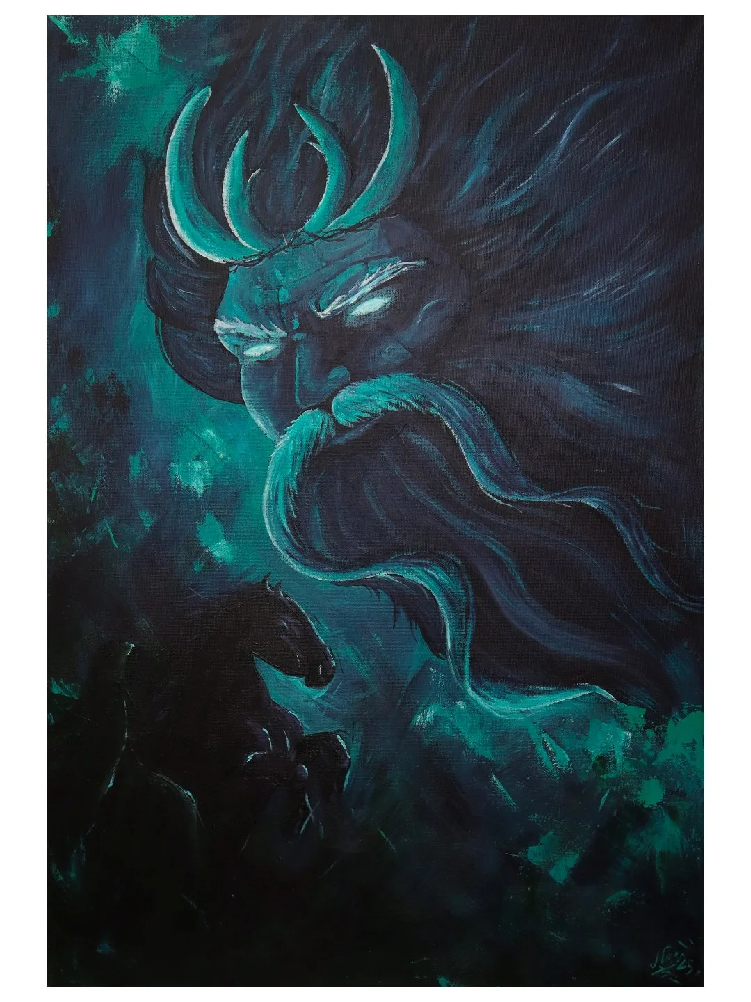 "Durch Nacht und Wind" - Originalkunstwerk