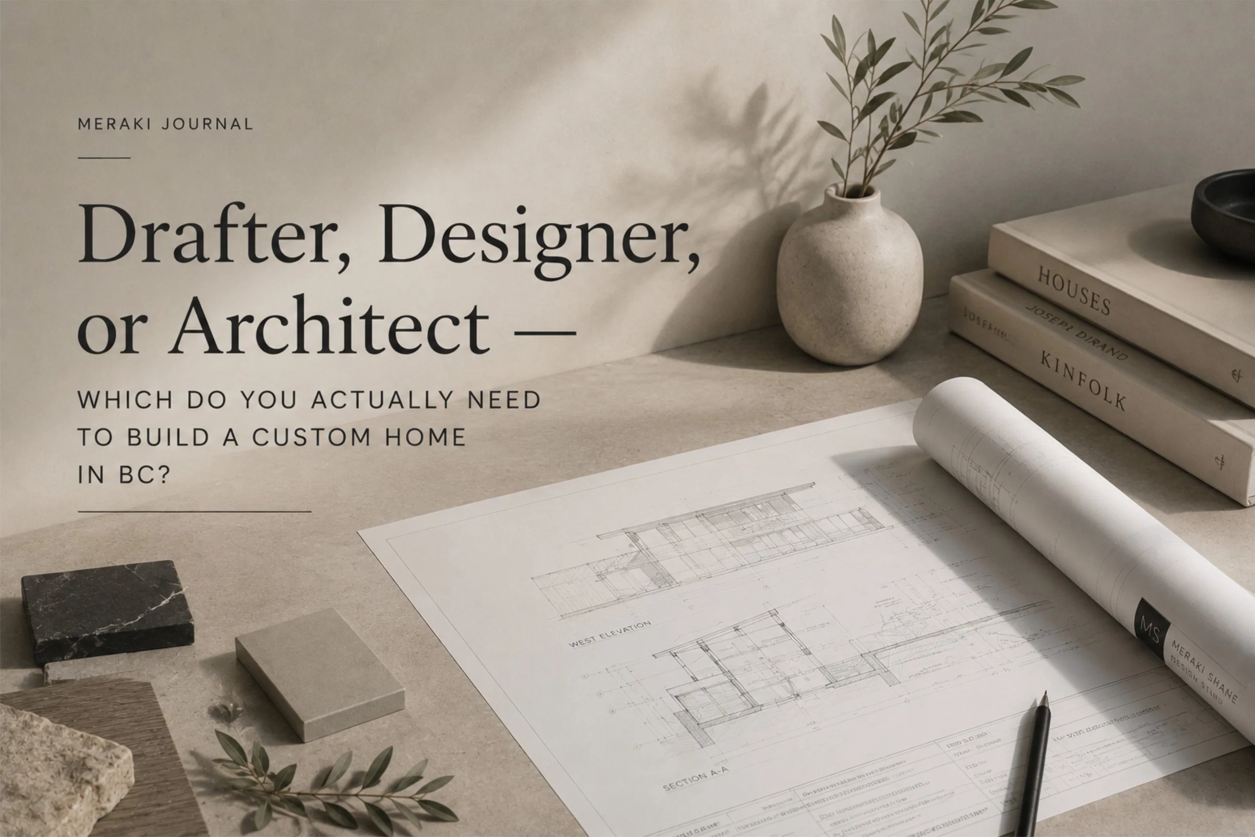 Drafter, Designer, or Architect — Which Do You Actually Need to Build a Custom Home in BC?