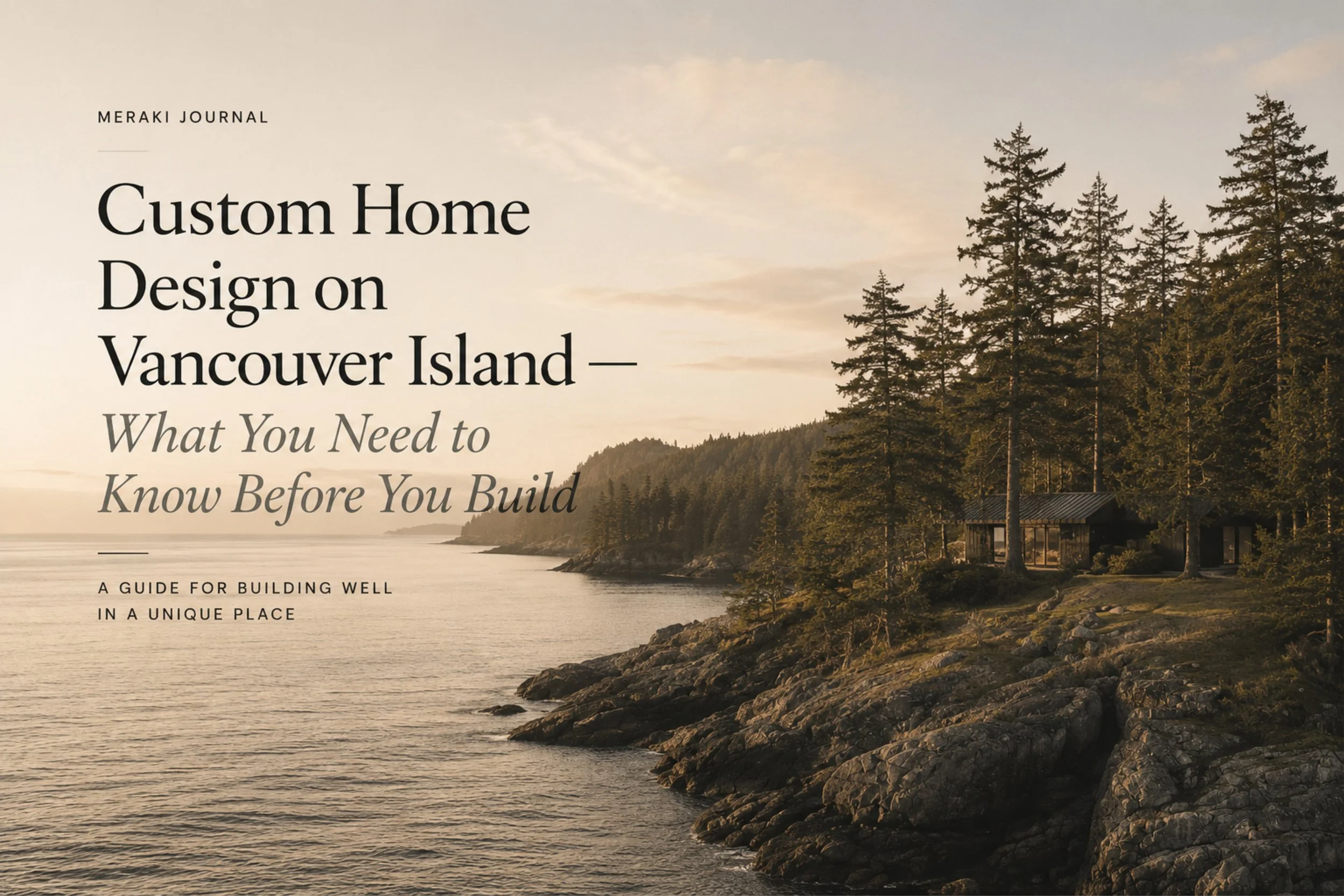 Custom Home Design on Vancouver Island — What You Need to Know Before You Build