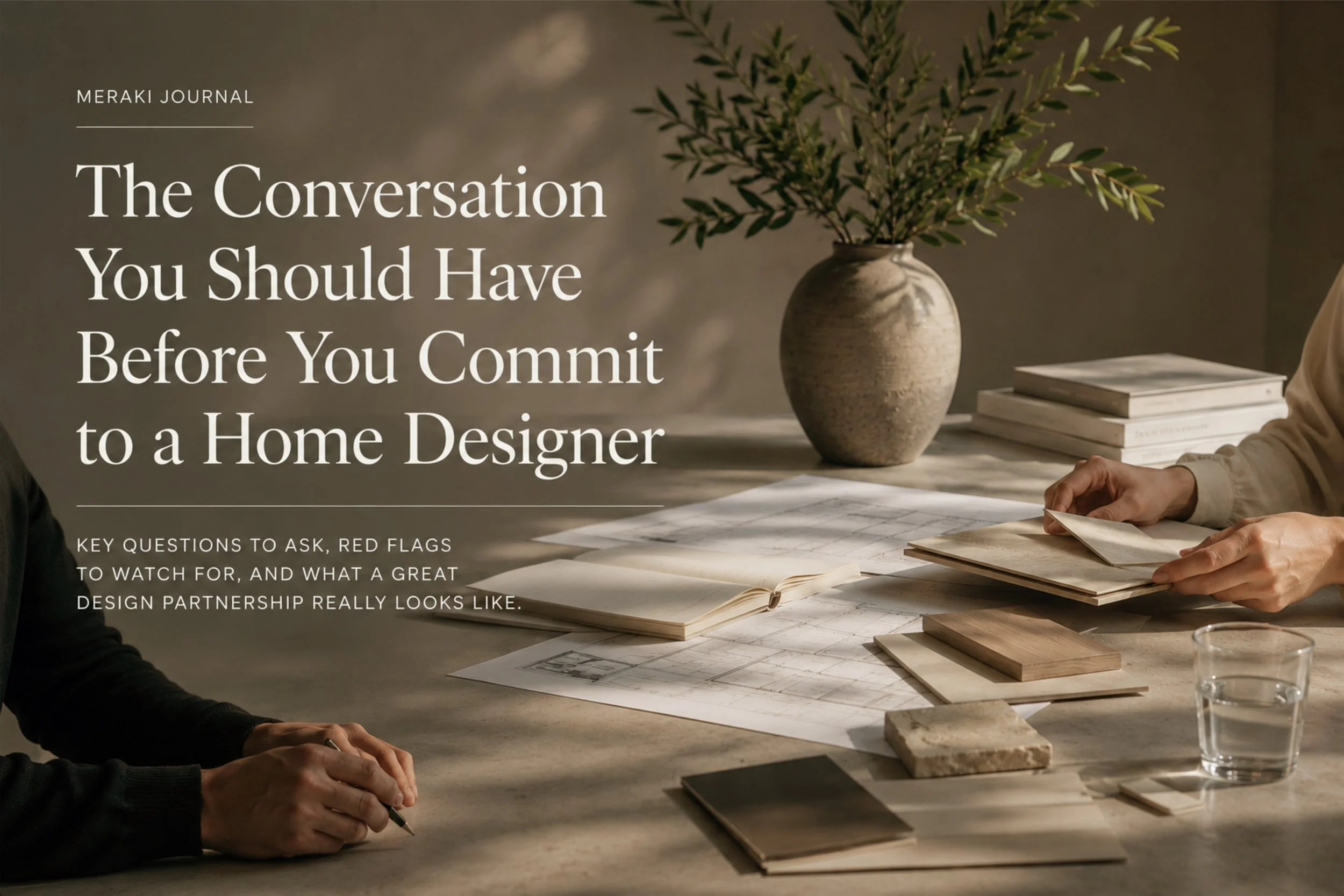 The Conversation You Should Have Before You Commit to a Home Designer