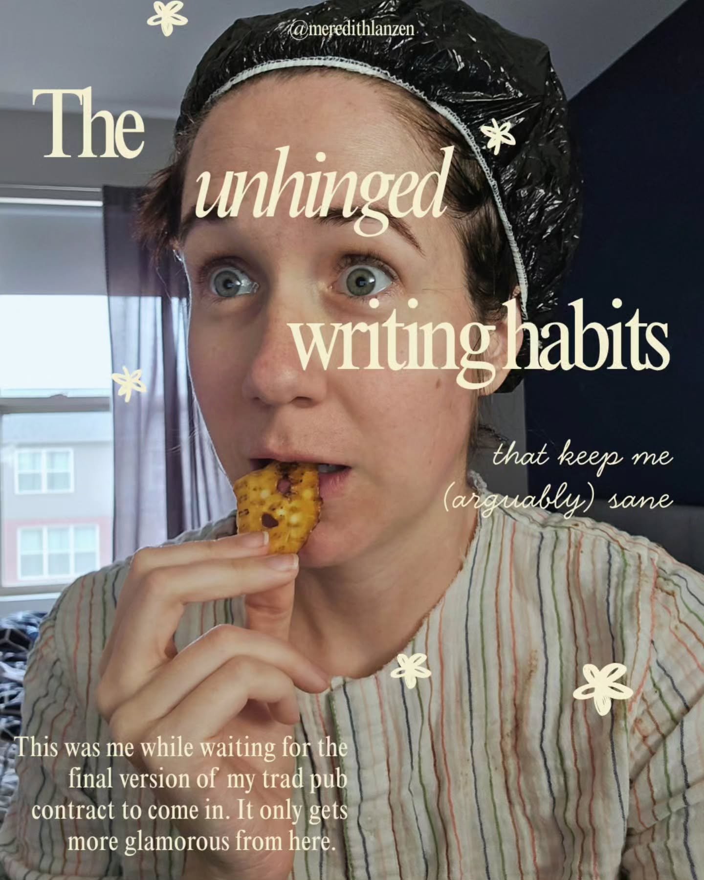 Social media advice for authors: Be authentic! Show your personality!
Me: Careful what you wish for