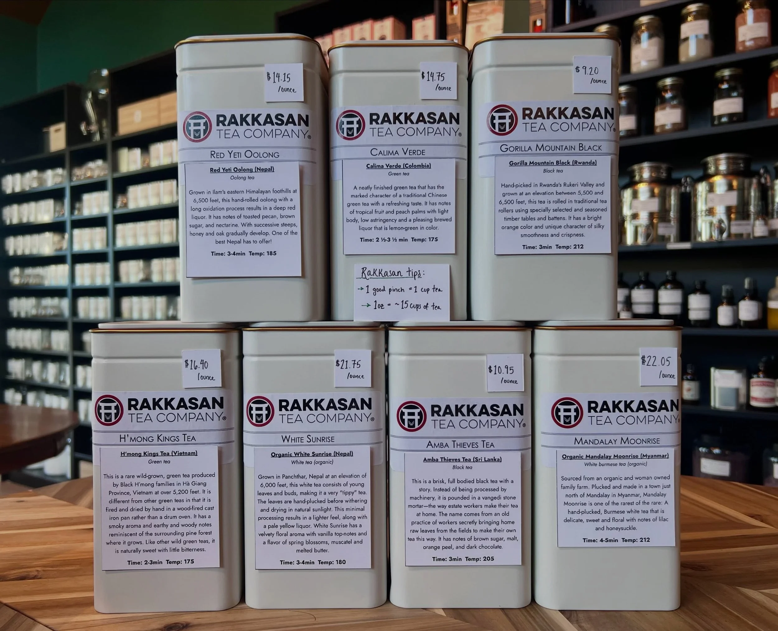 New teas hitting the shelves this weekend! We&rsquo;re so excited to carry the good for you and good for this world teas of @rakkasantea. A vet owned tea company that focuses on helping small farmers in post-conflict countries and in war-torn areas o