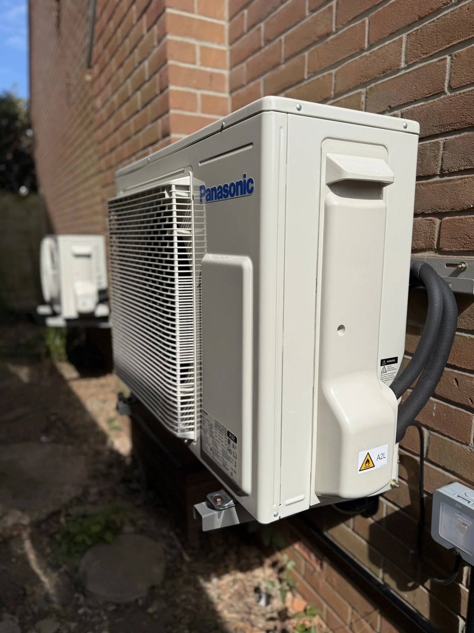 Panasonic air conditioning unit installed by Box Electrical in Essex