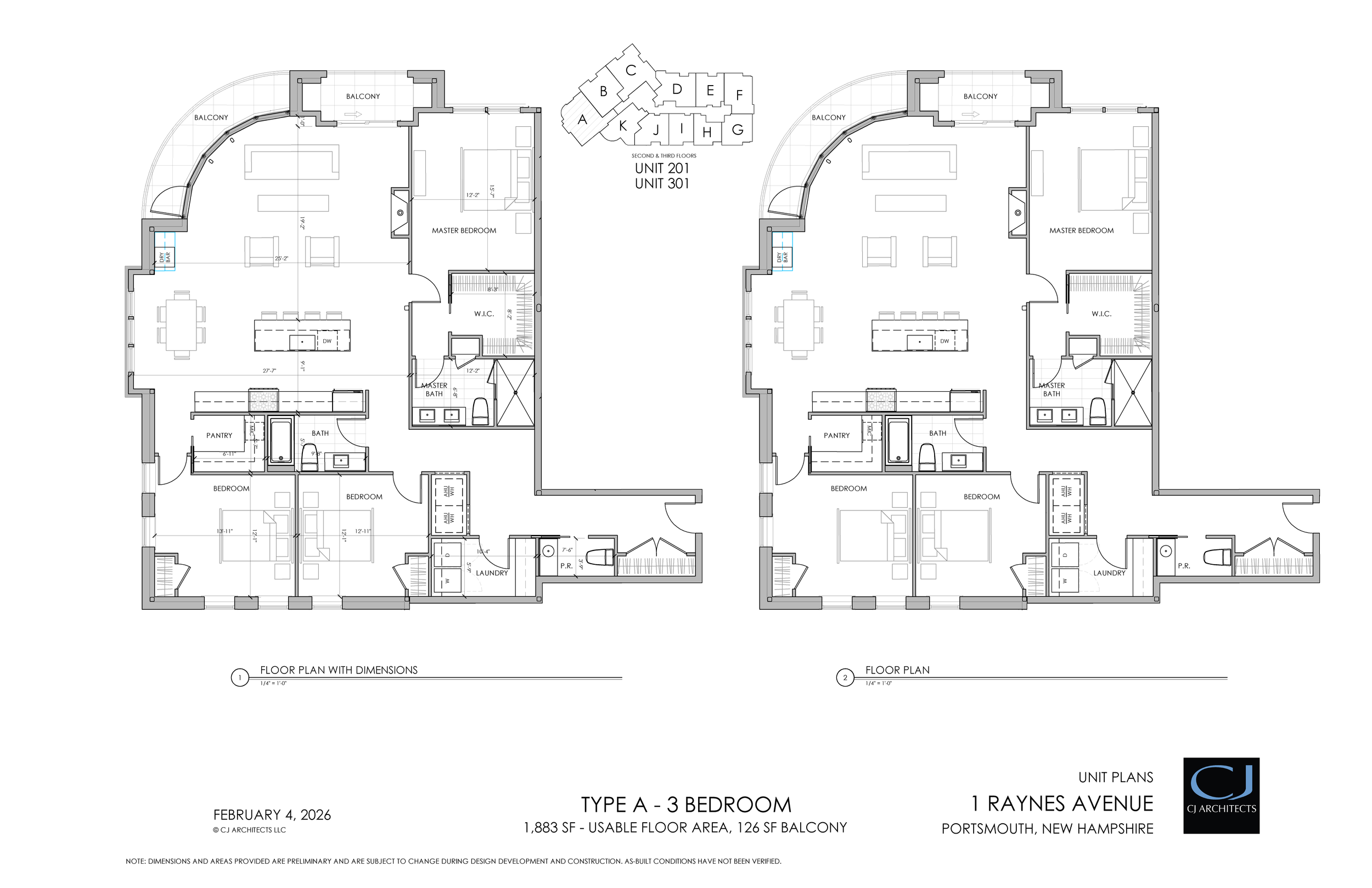 2026-03-25_Raynes Ave_Unit Plans with Unit Numbers_Page_01.png