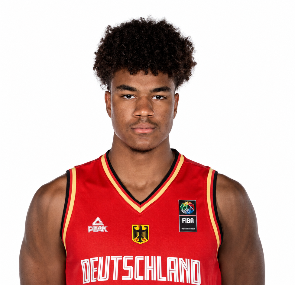 Luis Nonfon brings elite European pedigree to the NCAA Transfer Portal, heavily competing within the prestigious German Youth National Team system. European professional academies (Alba Berlin & MHP Riesen Ludwigsburg)