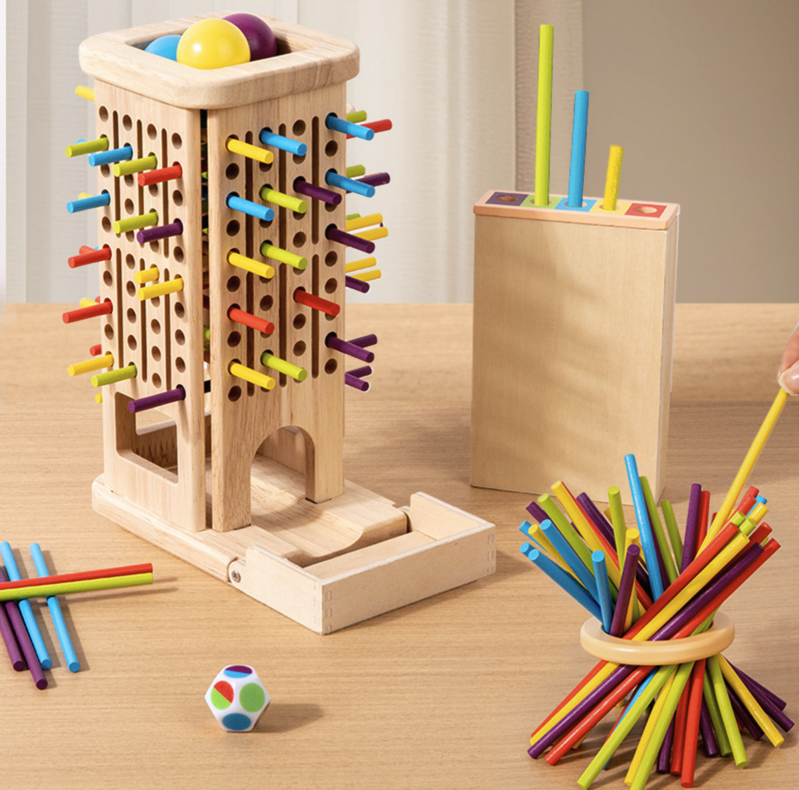 KerPlunk- Wooden tower game