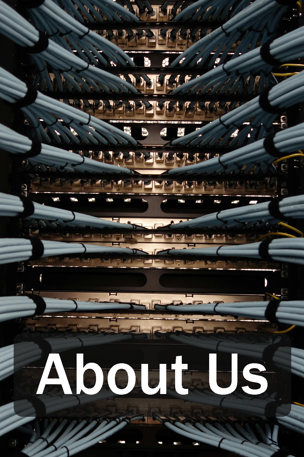 A/Coe Communications a perfectly organized structured cabling patch panel installation.