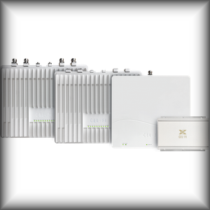 Nextivity QUATRA 4000 enterprise cell booster deployed by A/Coe Communications for 4G and 5G coverage.