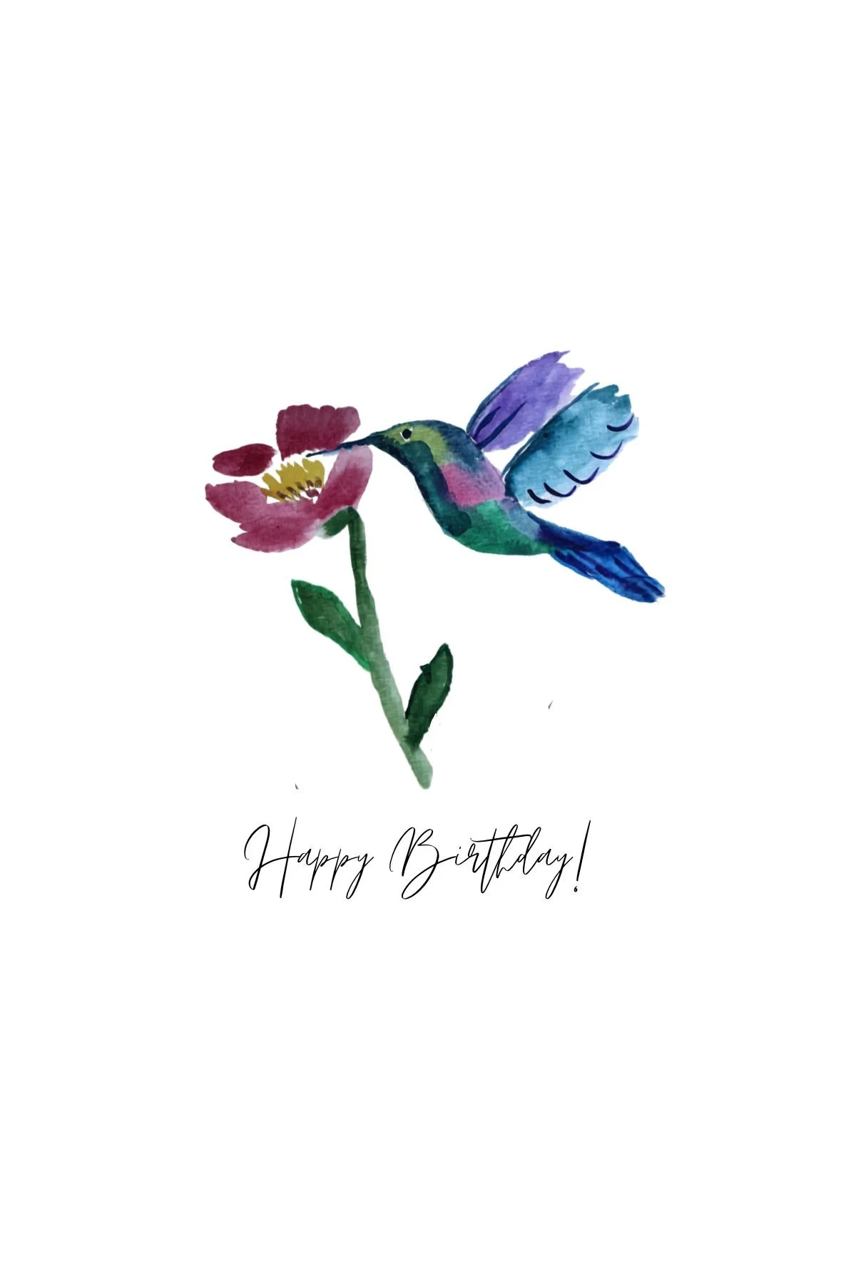 Birthday card set