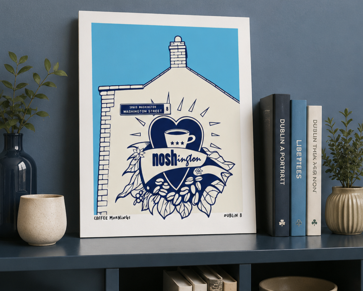 NOSHINGTON WASHINGTON STREET DUBLIN 8 ART PRINT