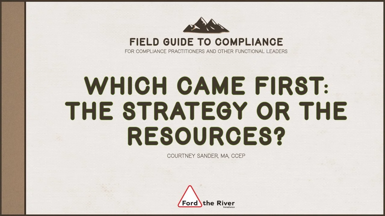 Which came first: the strategy or the resources?