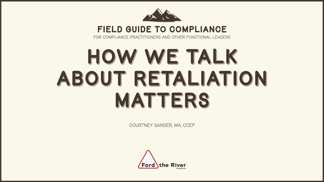 How we talk about retaliation matters