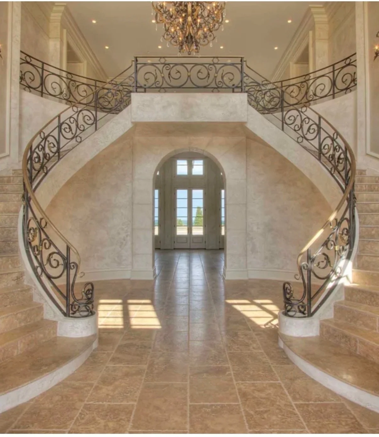 ornate forged rail • Storybook - design • Willy Bishop - builder