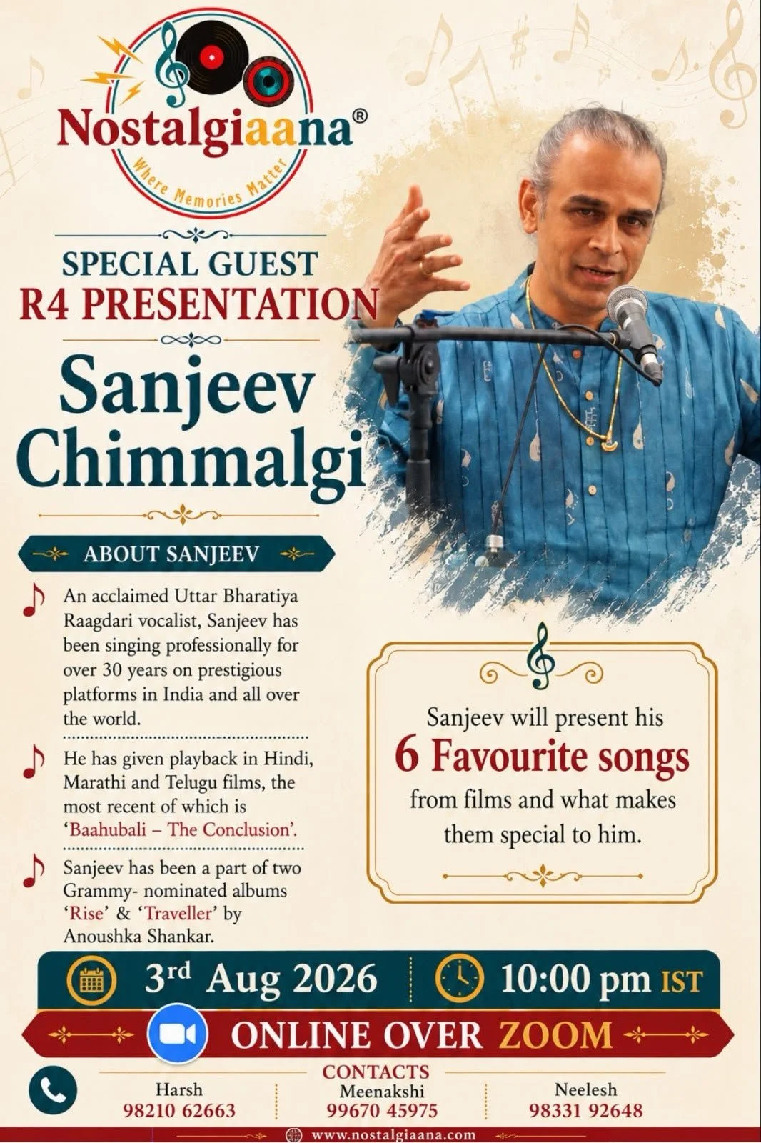 Nostaalgiana with Sanjeev Chimmalgi