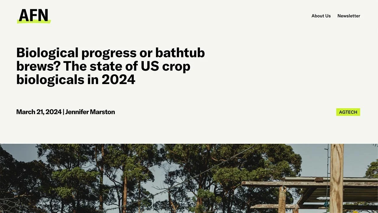 Biological progress or bathtub brews? The state of US crop biologicals in 2024