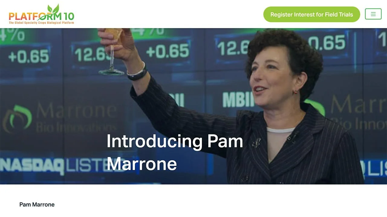 Introducing Pam Marrone