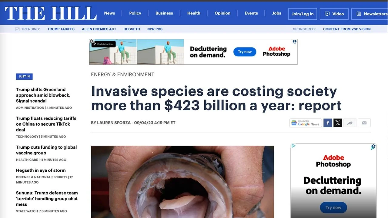 Invasive species are costing society more than $423 billion a year: report