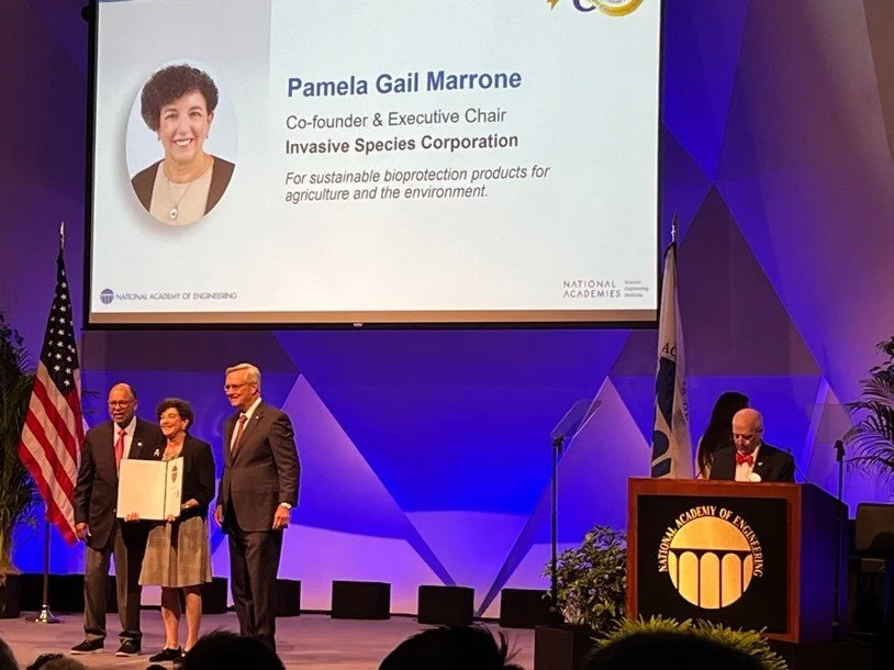 Invasive Species Corporation’s Co-founder and Executive Chair, Pam Marrone, PhD is Inducted in the National Academy of Engineering