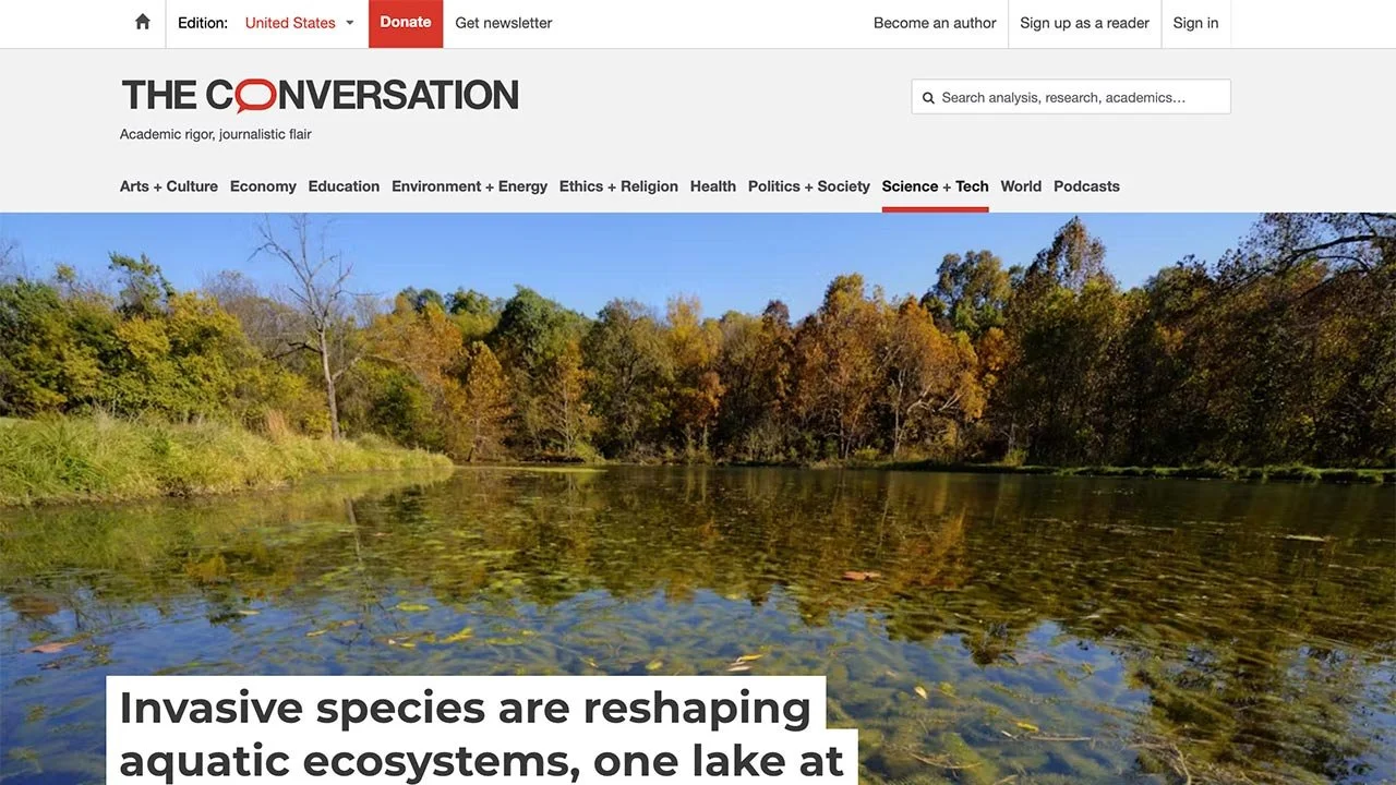 Invasive Species are Reshaping Aquatic Ecosystems, One Lake at a Time