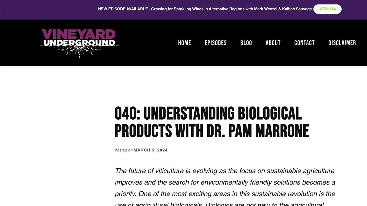 Understanding Biological Products with Dr. Pam Marrone